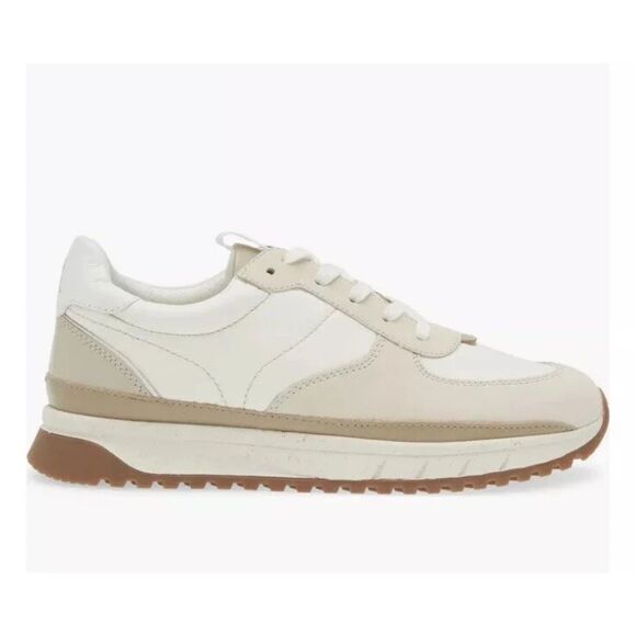Madewell Shoes - Madewell Sneaker Kickoff Trainer Women's 9 Men's Size 7.5 White Cream Leather